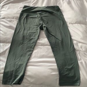 90 degree olive cropped leggings